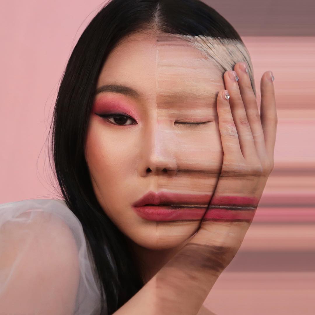 Фотография: Прекрасные химеры: визажист из Кореи взрывает мозг оптическими иллюзиями макияжа №83 - BigPicture.ru
