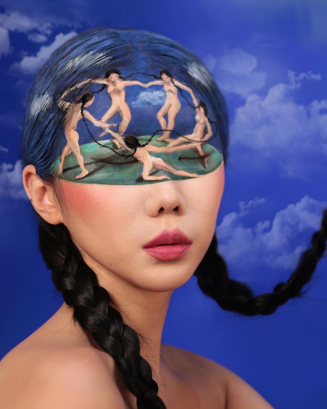 Фотография: Прекрасные химеры: визажист из Кореи взрывает мозг оптическими иллюзиями макияжа №84 - BigPicture.ru