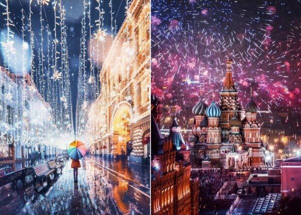 25 невероятных фотографий предновогодней Москвы от волшебницы Кристины Макеевой