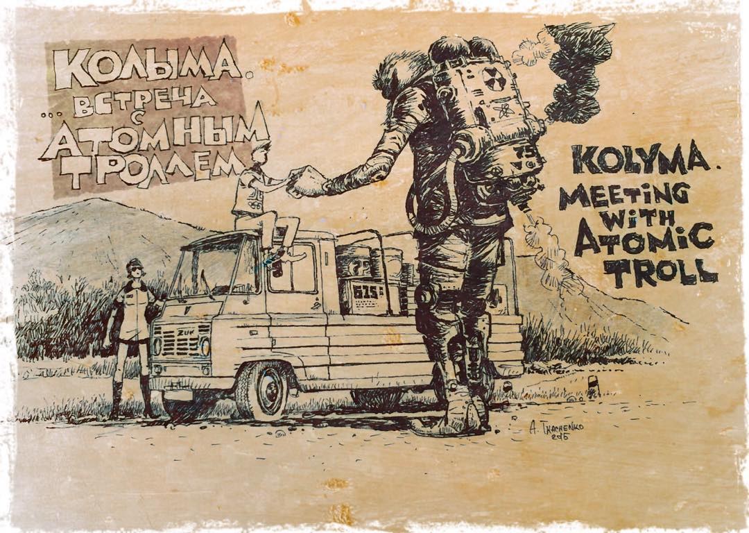 Фотография: Кастомные ЗИЛы, роботы и Баба-Яга: как выглядит советский дизельпанк №10 - BigPicture.ru