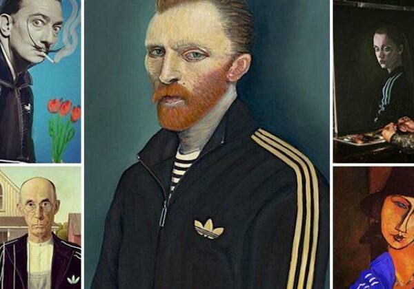 Ван Гоп и другие: герои мировых шедевров живописи примерили олимпийки Adidas