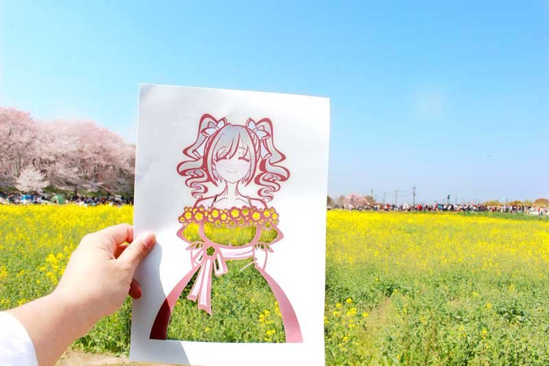 Фотография: Японская художница раскрашивает свои иллюстрации с помощью самой природы №7 - BigPicture.ru