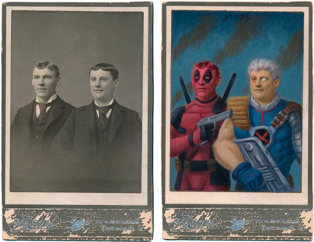 Фотография: Викторианские супергерои: художник добавляет поп-культуру на старинные фото №3 - BigPicture.ru