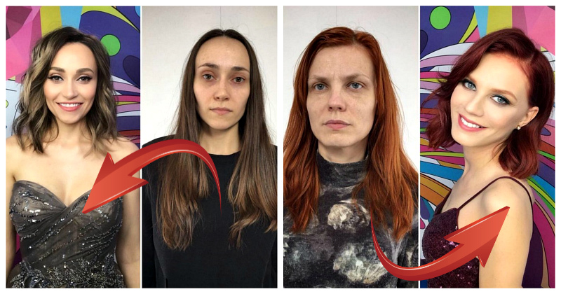 Фотография: Когда макияж и прическа действительно творят чудеса: 20 удивительных преображений №1 - BigPicture.ru