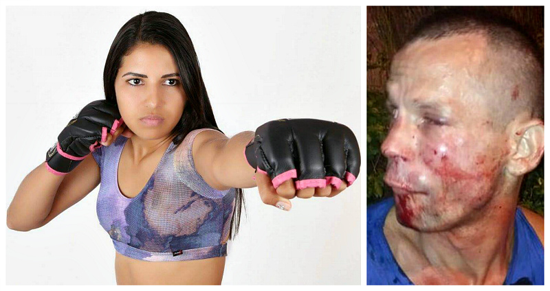 Фотография: Грабитель напал на девушку из UFC и получил достойный отпор №1 - BigPicture.ru