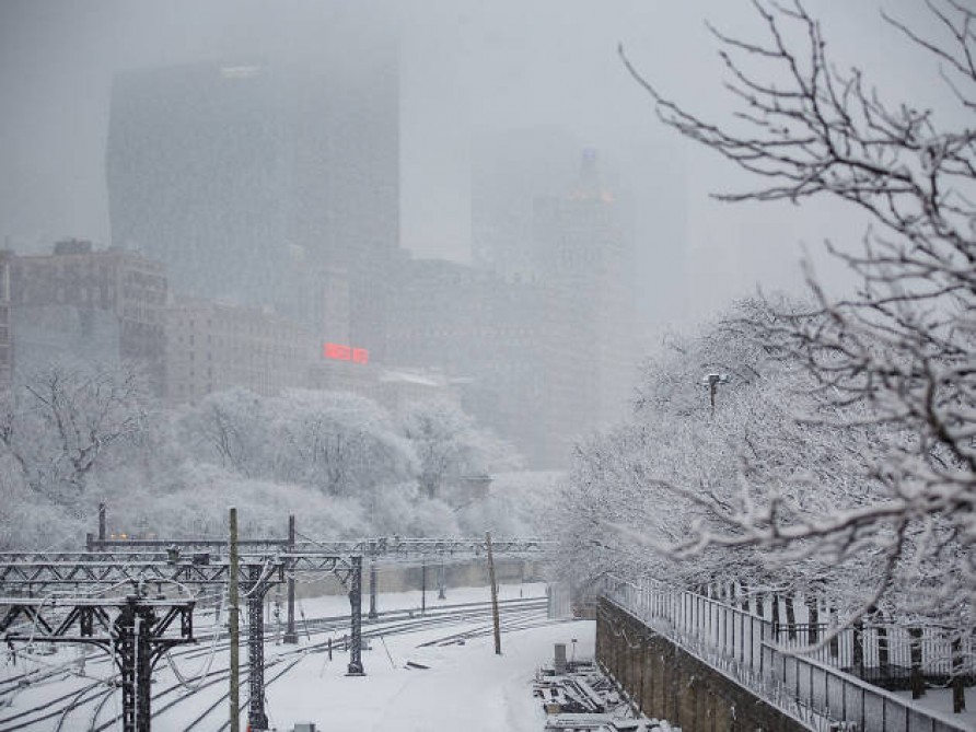 Фотография: Чибирские холода: США сковали рекордные морозы, Чикаго сковало льдом №5 - BigPicture.ru