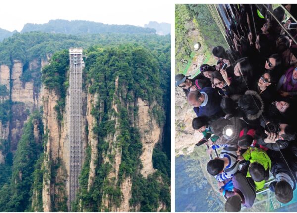 Дорога в небо: самый высокий в мире наружный лифт поднимает пассажиров на 326 метров над землей