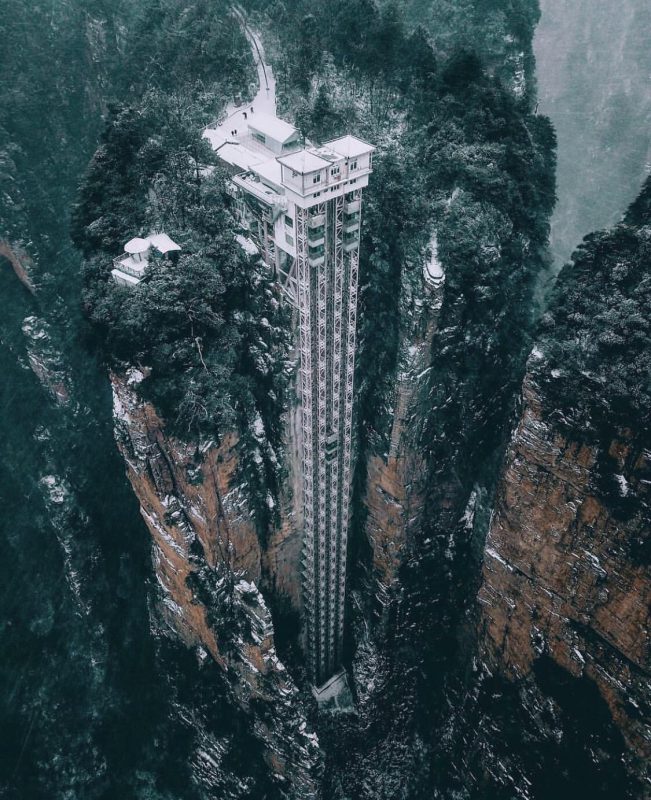 Road to Heaven — самый высокий в мире открытый лифт