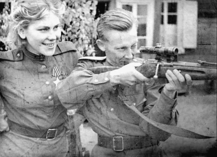 Фотография: 5 самых результативных советских женщин-снайперов ВОВ №4 - BigPicture.ru