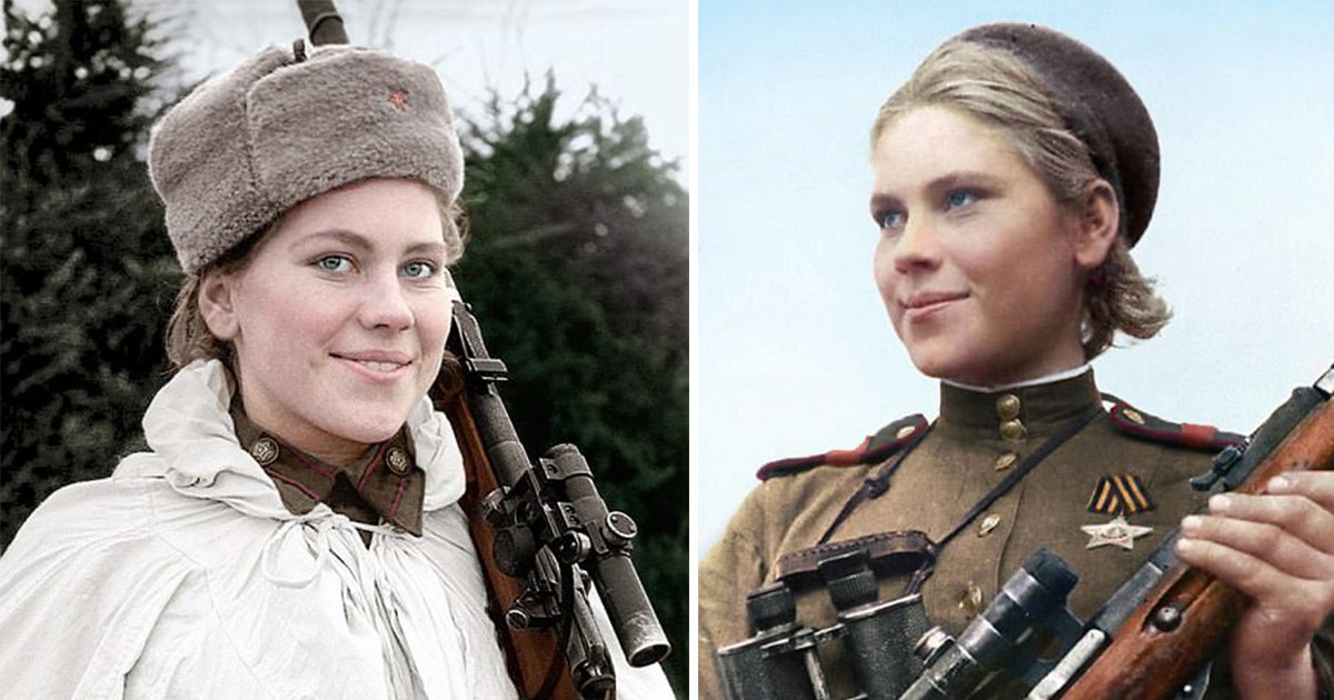 Фотография: 5 самых результативных советских женщин-снайперов ВОВ №1 - BigPicture.ru