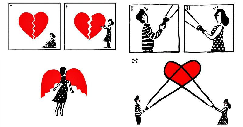 Фотография: 20 иллюстрации о любви, на которых все понятно без слов №1 - BigPicture.ru