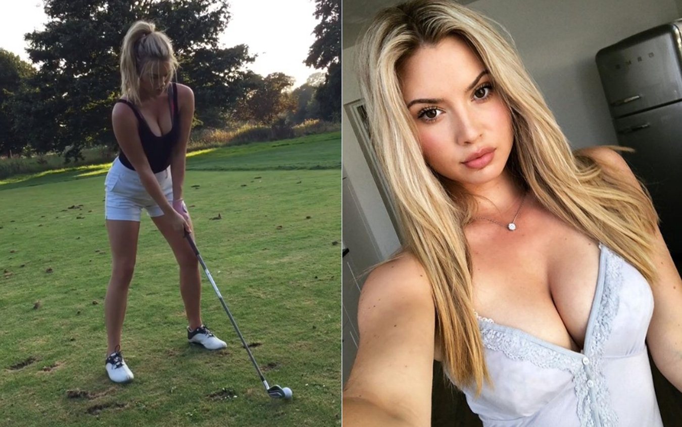 Фотография: В гольфе одни красотки, или Как выглядит секси-блондинка Люси Робсон №1 - BigPicture.ru