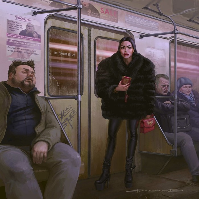 В шутку и всерьез: гротеск и реализм в картинах Михаила Вачаева