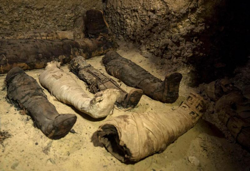 Фотография: Братская могила по-египетски: 50 мумий возрастом более 2400 лет найдены возле Каира №15 - BigPicture.ru