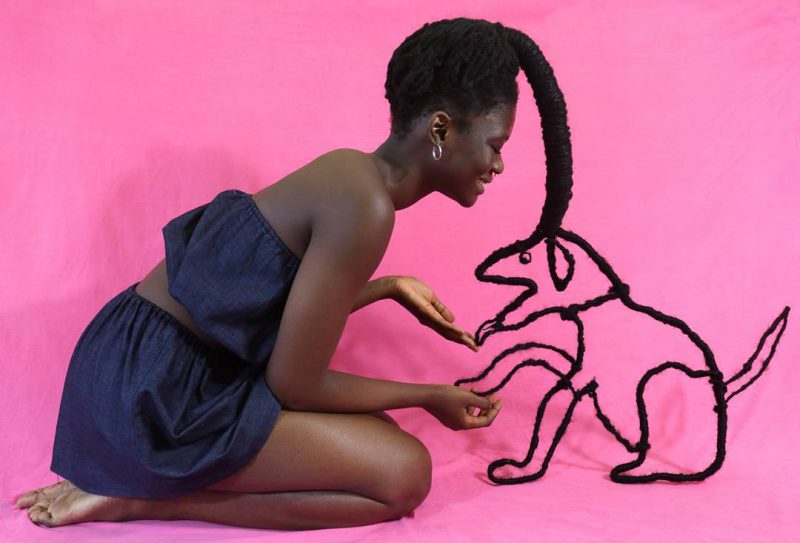 Фотография: Коса-краса: африканская художница создает удивительные скульптуры из собственных волос №1 - BigPicture.ru