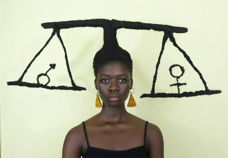 Фотография: Коса-краса: африканская художница создает удивительные скульптуры из собственных волос №20 - BigPicture.ru