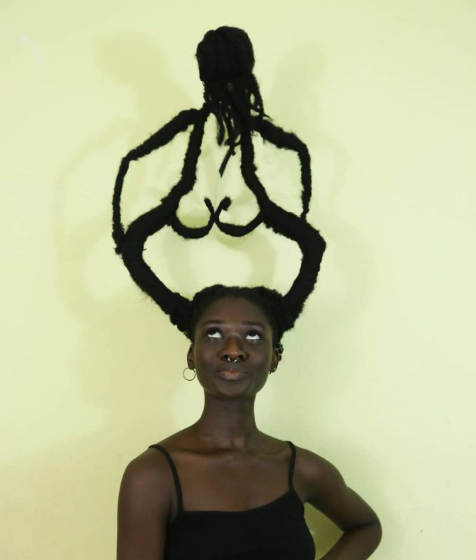 Фотография: Коса-краса: африканская художница создает удивительные скульптуры из собственных волос №23 - BigPicture.ru
