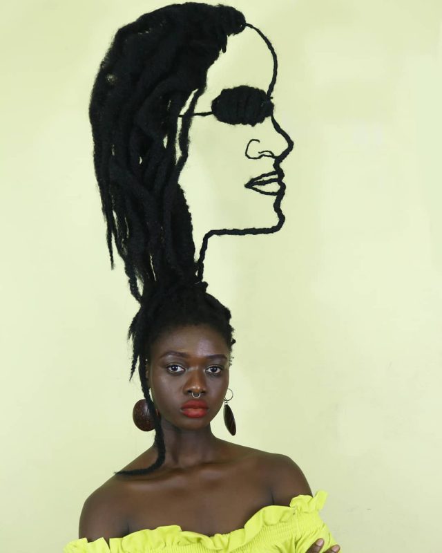 Фотография: Коса-краса: африканская художница создает удивительные скульптуры из собственных волос №28 - BigPicture.ru