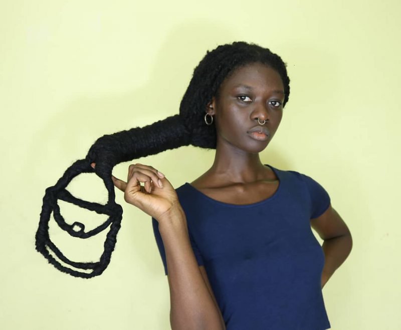 Фотография: Коса-краса: африканская художница создает удивительные скульптуры из собственных волос №30 - BigPicture.ru