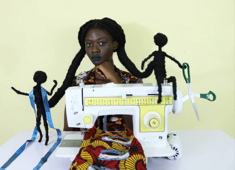 Фотография: Коса-краса: африканская художница создает удивительные скульптуры из собственных волос №31 - BigPicture.ru