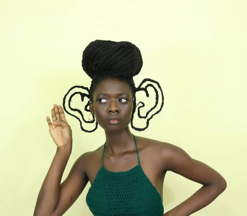 Фотография: Коса-краса: африканская художница создает удивительные скульптуры из собственных волос №33 - BigPicture.ru