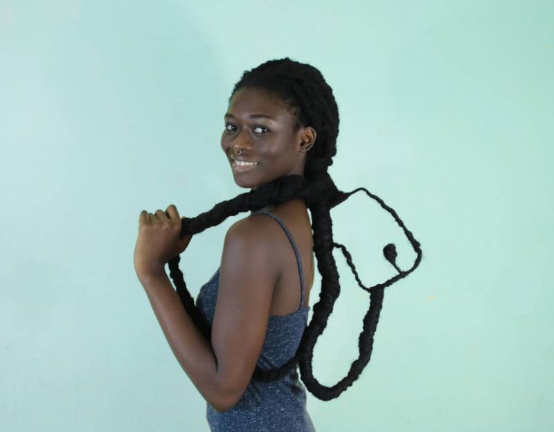 Фотография: Коса-краса: африканская художница создает удивительные скульптуры из собственных волос №35 - BigPicture.ru