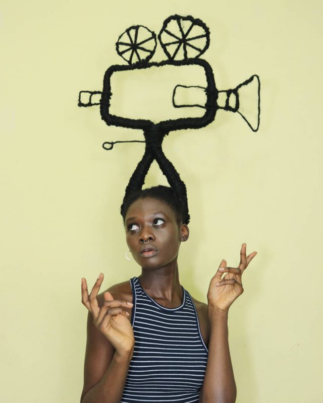 Фотография: Коса-краса: африканская художница создает удивительные скульптуры из собственных волос №36 - BigPicture.ru
