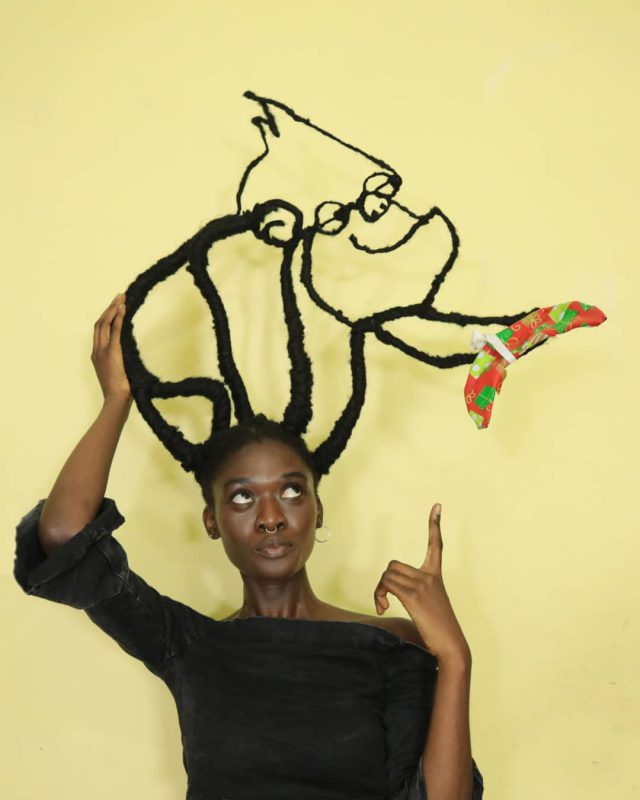 Фотография: Коса-краса: африканская художница создает удивительные скульптуры из собственных волос №43 - BigPicture.ru