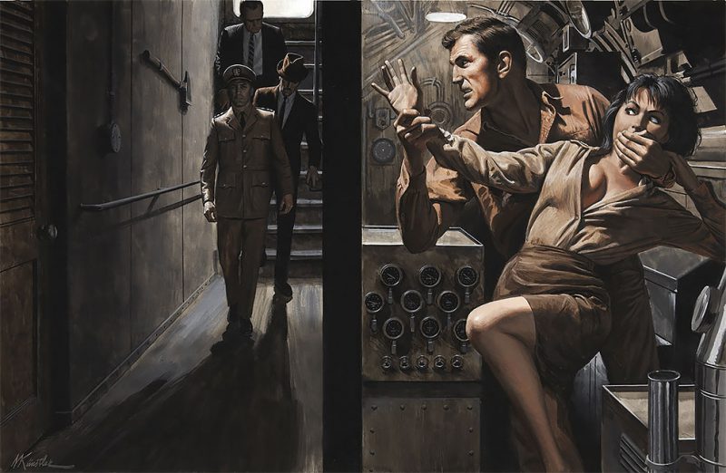 Фотография: Гремучая смесь: шпионы, красотки, нацисты и герои на потрясающих иллюстрациях Морта Кунстлера №24 - BigPicture.ru