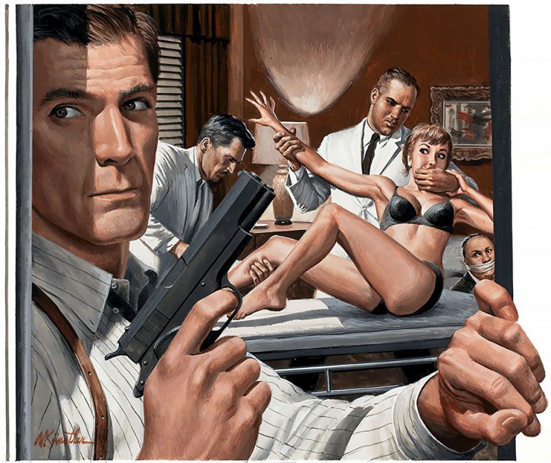 Фотография: Гремучая смесь: шпионы, красотки, нацисты и герои на потрясающих иллюстрациях Морта Кунстлера №19 - BigPicture.ru