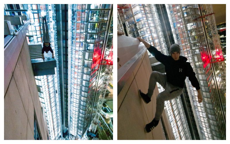 Фотография: Без страха и рассудка: парень фотографируется на высоте 230 метров без страховки №1 - BigPicture.ru