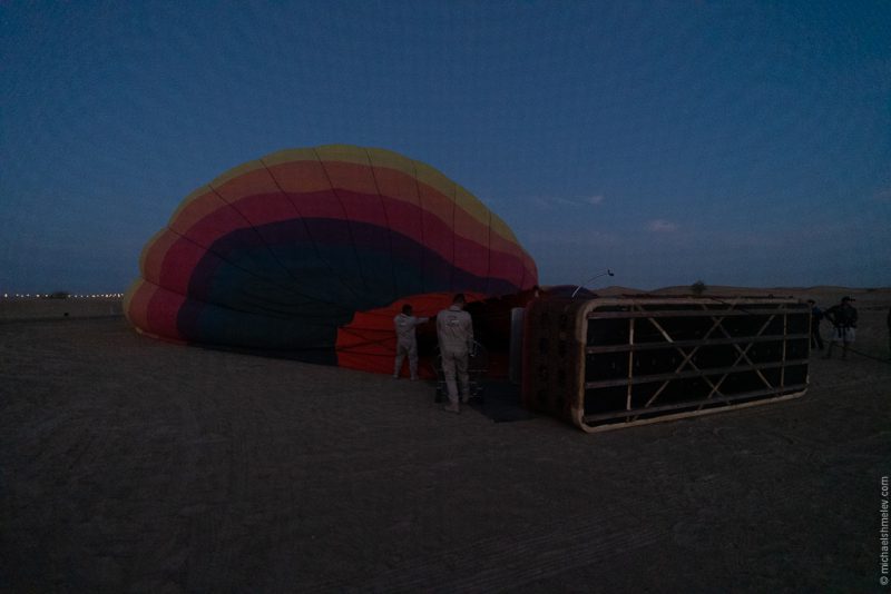 Фотография: Полет на воздушном шаре над пустыней Руб-эль-Хали №2 - BigPicture.ru