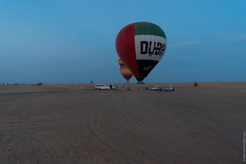 Фотография: Полет на воздушном шаре над пустыней Руб-эль-Хали №5 - BigPicture.ru