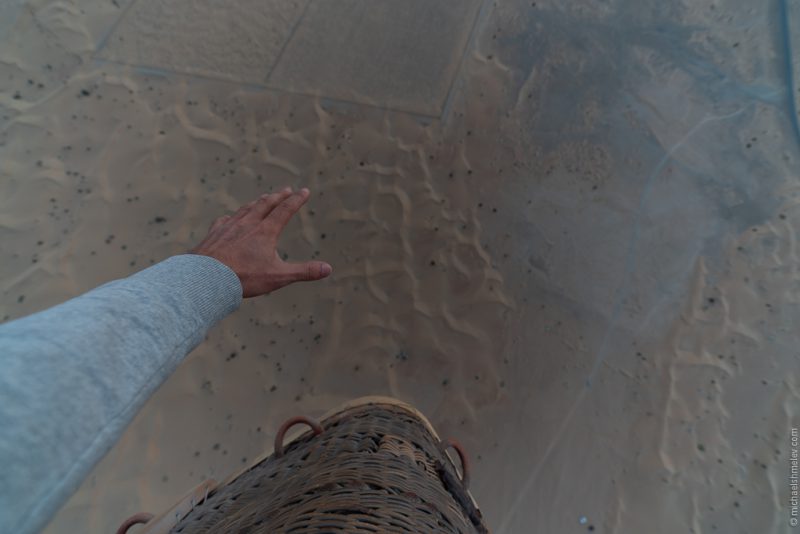 Фотография: Полет на воздушном шаре над пустыней Руб-эль-Хали №7 - BigPicture.ru
