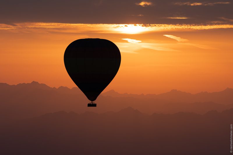 Фотография: Полет на воздушном шаре над пустыней Руб-эль-Хали №13 - BigPicture.ru