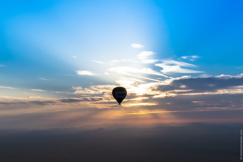 Фотография: Полет на воздушном шаре над пустыней Руб-эль-Хали №16 - BigPicture.ru