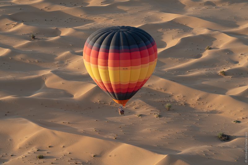 Фотография: Полет на воздушном шаре над пустыней Руб-эль-Хали №20 - BigPicture.ru