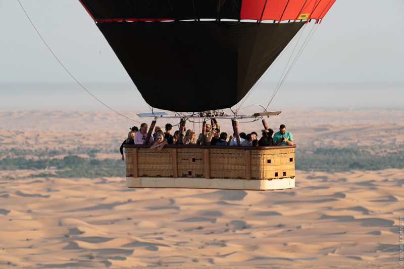 Фотография: Полет на воздушном шаре над пустыней Руб-эль-Хали №21 - BigPicture.ru
