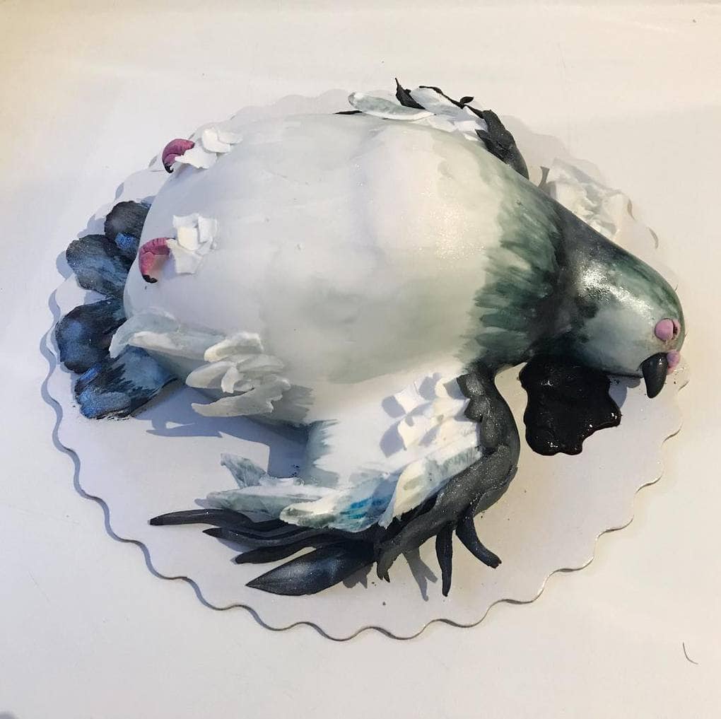 Фотография: Тазик оливье, пельмешки, дохлый голубь и прочие ироничные торты кондитера из Питера №2 - BigPicture.ru