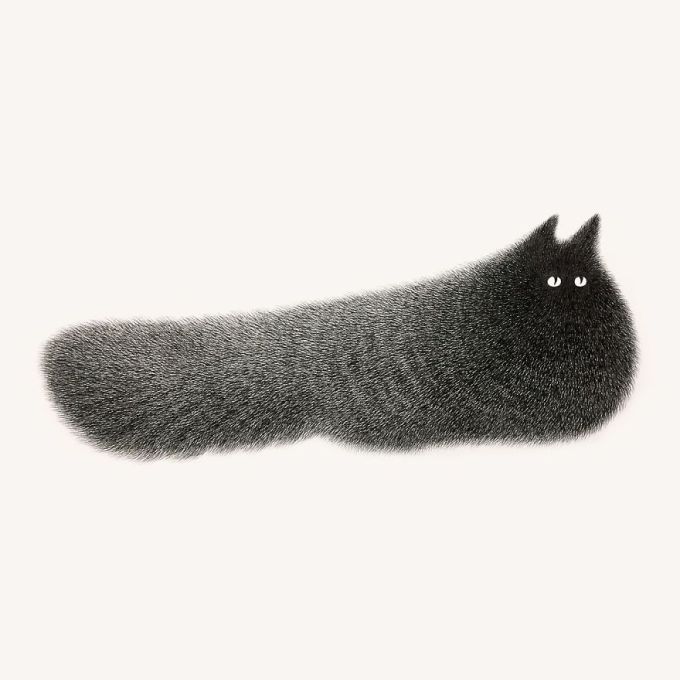 Фотография: Милая пушистость: обаятельные котики, нарисованные гелевой ручкой №11 - BigPicture.ru