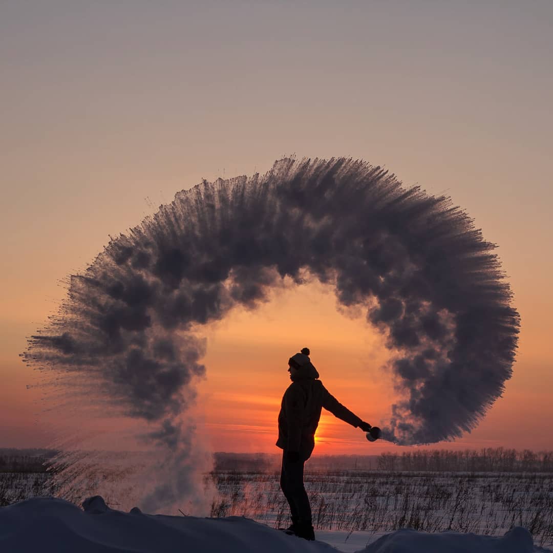 Фотография: #дубакчелленедж: 17 захватывающих фото и видео, демонстрирующих всю силу холода №6 - BigPicture.ru