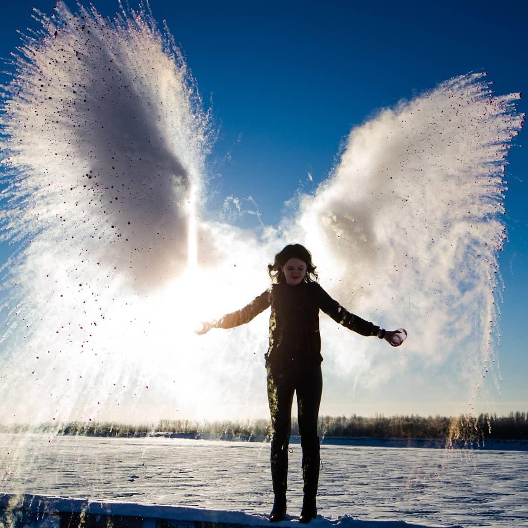 Фотография: #дубакчелленедж: 17 захватывающих фото и видео, демонстрирующих всю силу холода №13 - BigPicture.ru