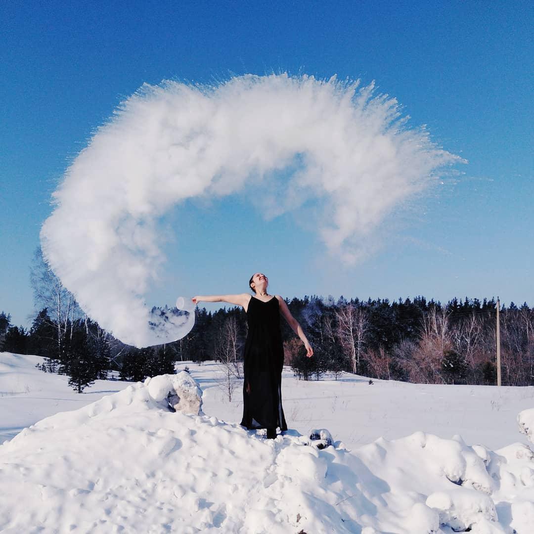 Фотография: #дубакчелленедж: 17 захватывающих фото и видео, демонстрирующих всю силу холода №7 - BigPicture.ru