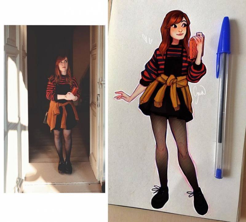 Фотография: Мультяшные трансформации: голландская художница превращает людей в анимационных персонажей №17 - BigPicture.ru