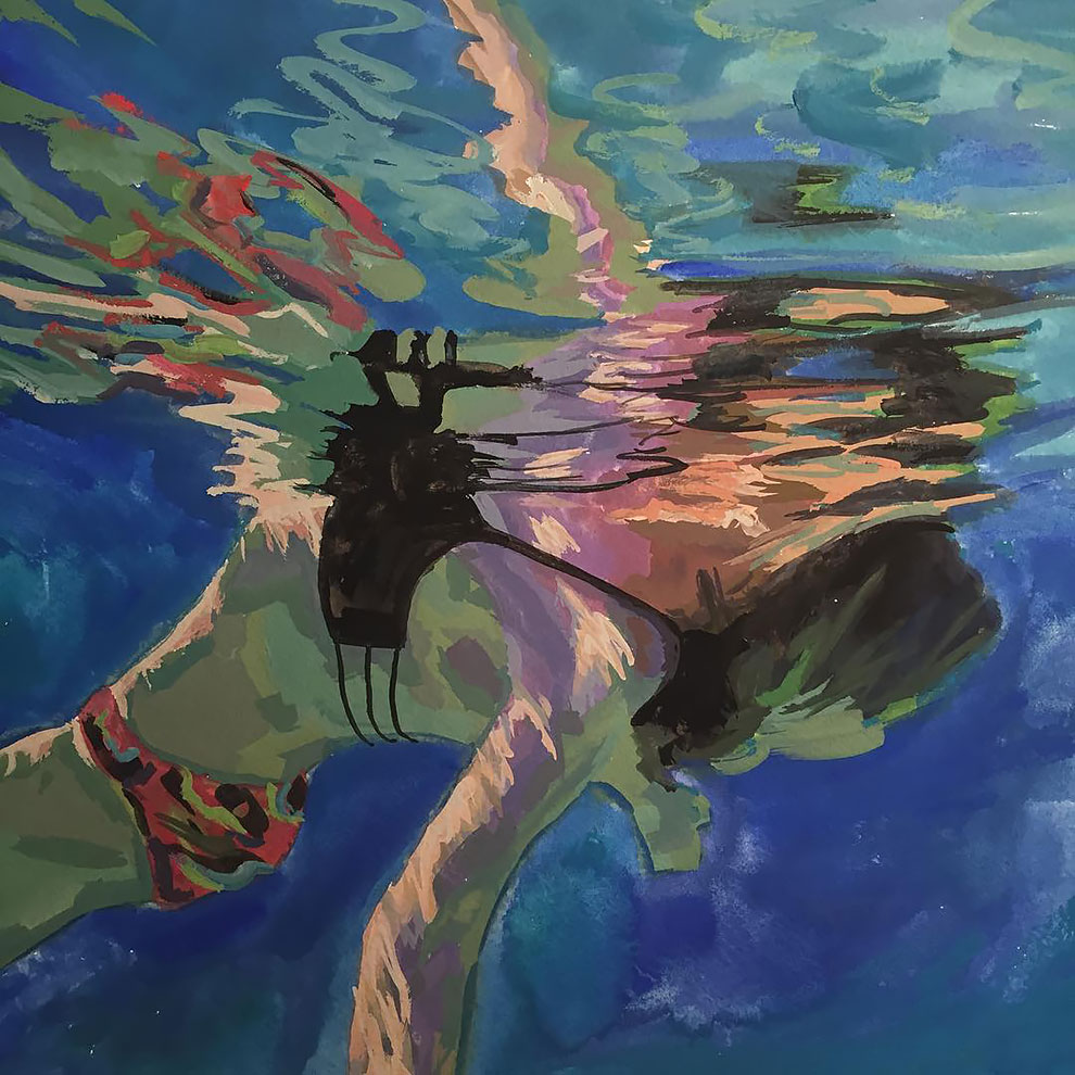 Фотография: Девушки в воде: летние картины калифорнийской художницы Изабель Эмрих №17 - BigPicture.ru