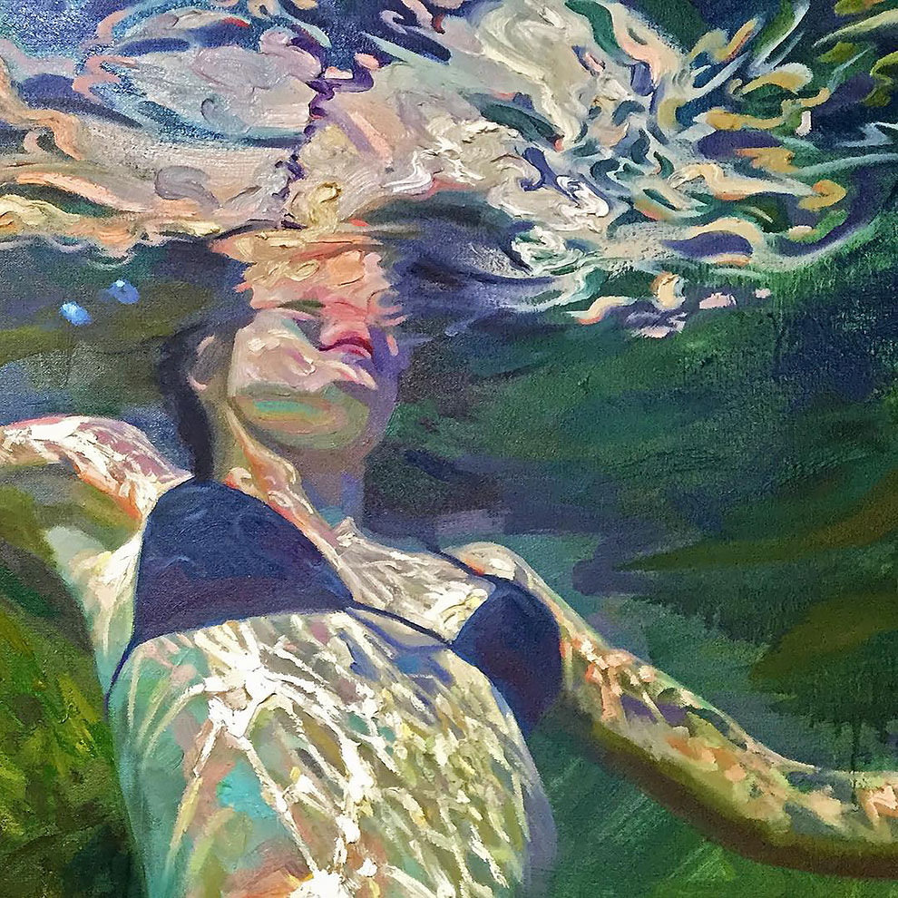 Фотография: Девушки в воде: летние картины калифорнийской художницы Изабель Эмрих №18 - BigPicture.ru