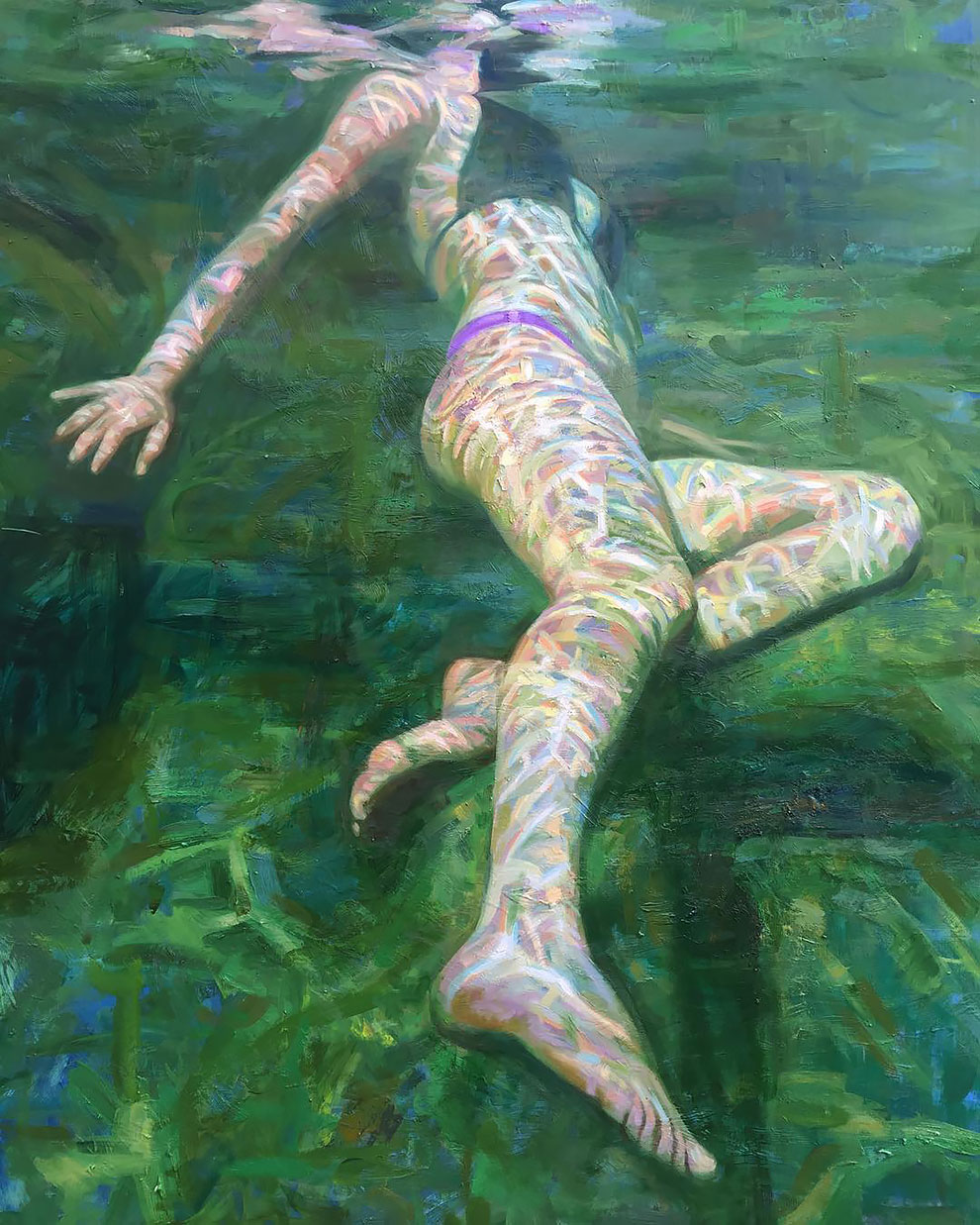 Фотография: Девушки в воде: летние картины калифорнийской художницы Изабель Эмрих №21 - BigPicture.ru