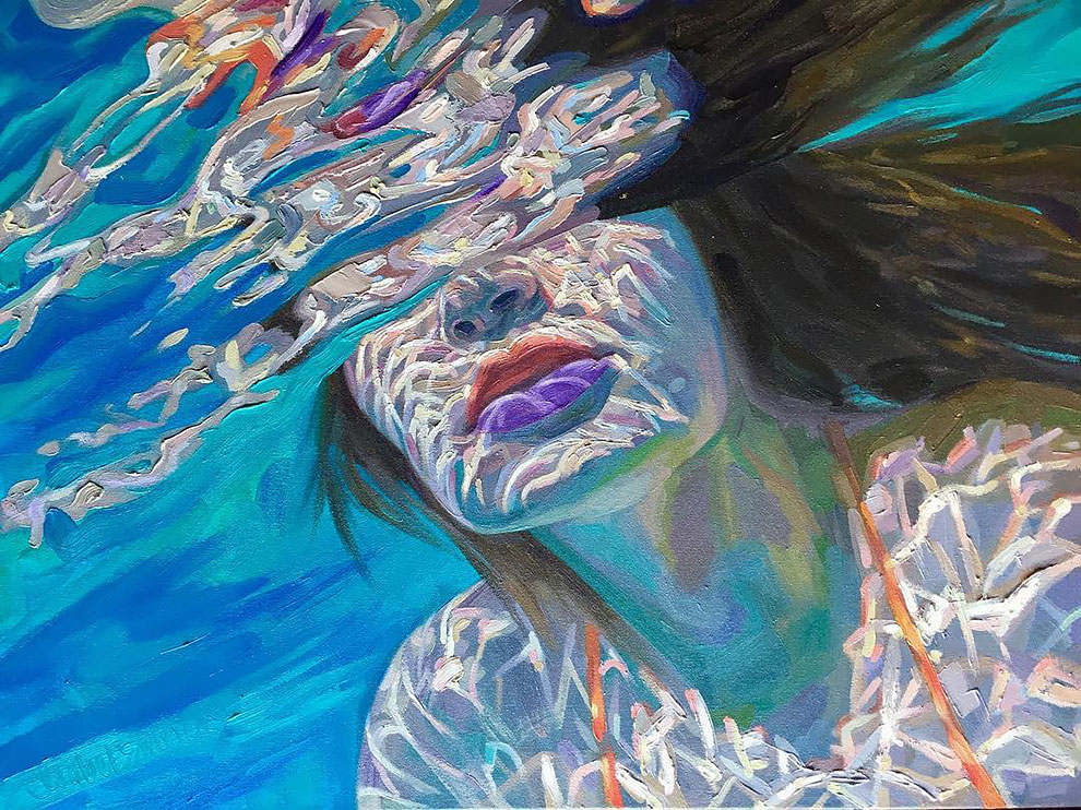 Фотография: Девушки в воде: летние картины калифорнийской художницы Изабель Эмрих №23 - BigPicture.ru