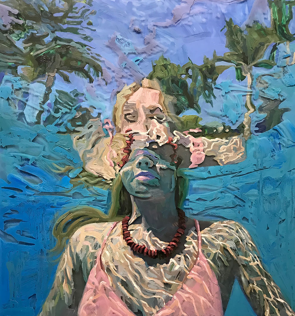 Фотография: Девушки в воде: летние картины калифорнийской художницы Изабель Эмрих №11 - BigPicture.ru