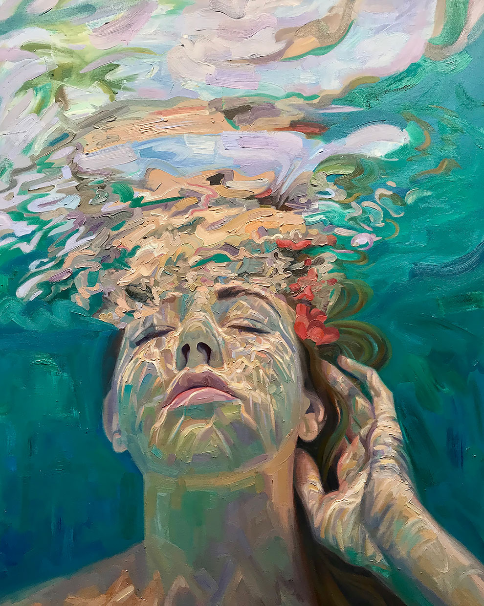Фотография: Девушки в воде: летние картины калифорнийской художницы Изабель Эмрих №24 - BigPicture.ru